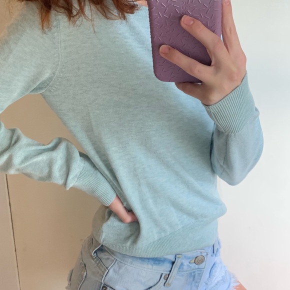 Teal light sweater - Picture 4 of 5